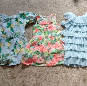 Bundle of 3 Toddler Summer Dresses
